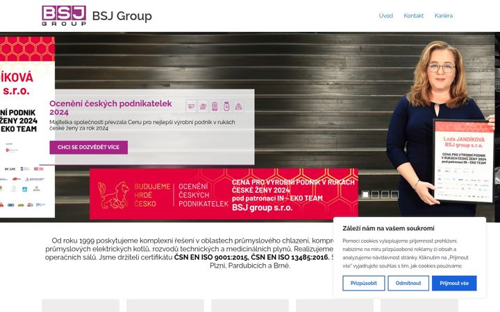 Screenshot of bsj.cz