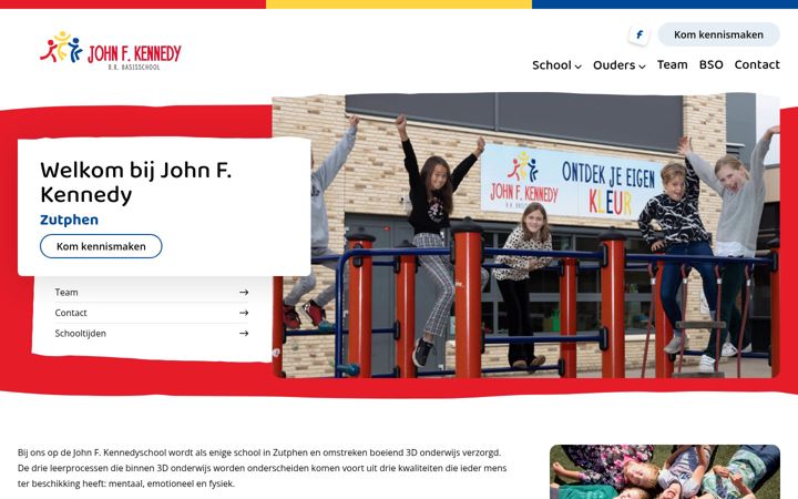 Screenshot of bsjfkennedy.nl