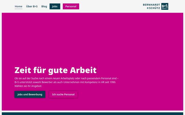 Screenshot of bsjobs.de