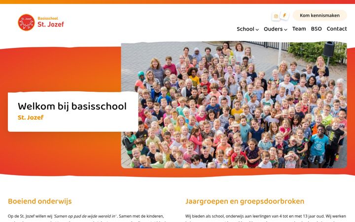 Screenshot of bsjozefww.nl
