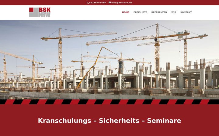 Screenshot of bsk-nrw.de