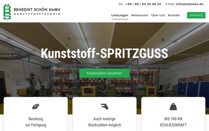 Screenshot of bskusto.de