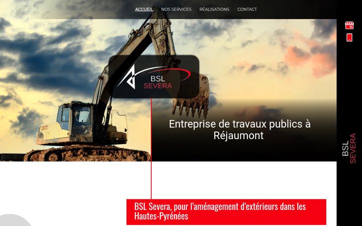 Screenshot of bsl-severa.fr