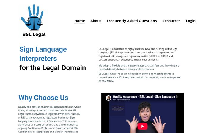 Screenshot of bsllegal.org