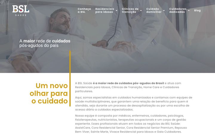 Screenshot von bslsaude.com.br
