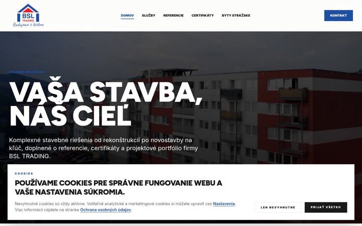Snímek obrazovky bsltrading.sk