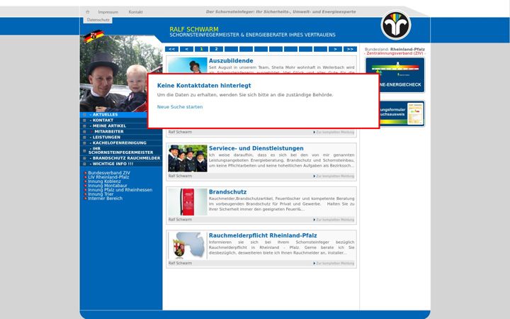 Screenshot of bsm-schwarm.de
