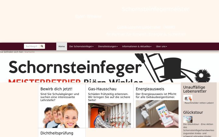 Skærmbillede af bsm-winkler.de