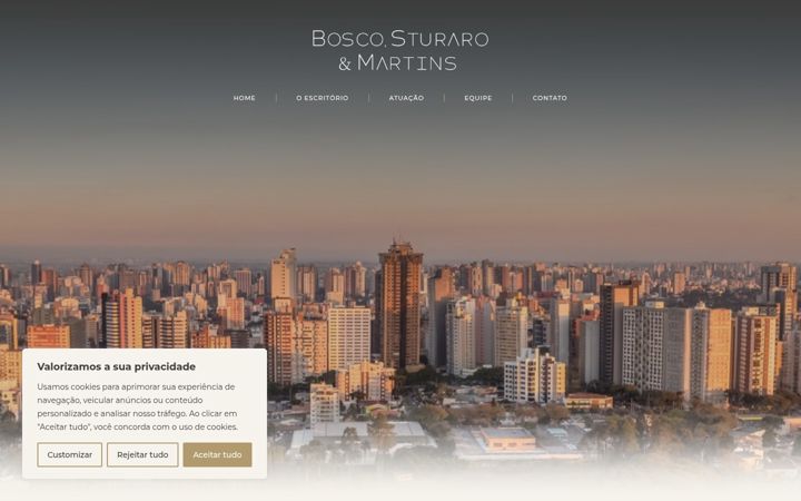 Screenshot of bsmadvocacia.com.br