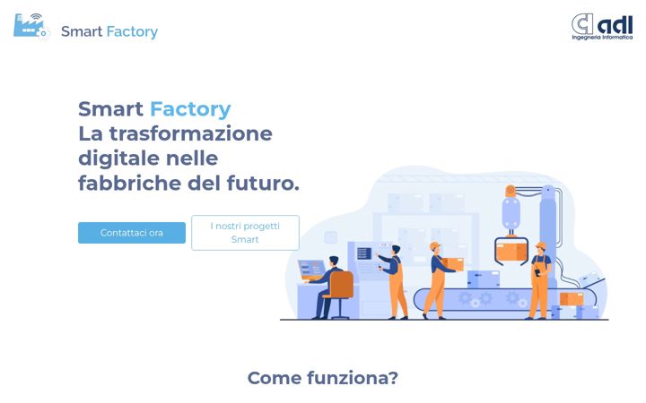 Screenshot of bsmartfactory.it