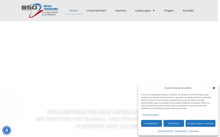 Screenshot of bso-metallveredelung.de