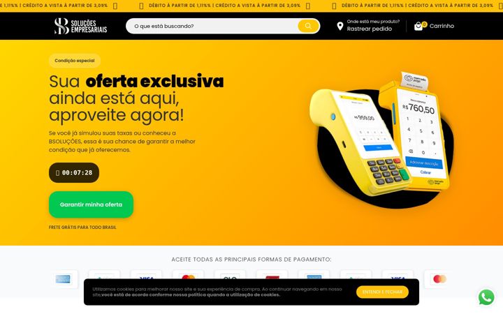 Screenshot of bsolucoesempresariais.com.br