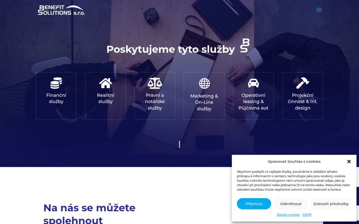 Screenshot of bsolutions.cz