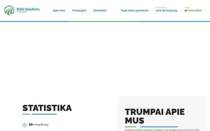 Skjámynd af bsolutions.lt