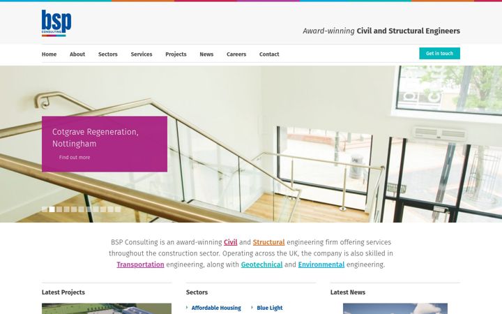 Screenshot of bsp-consulting.co.uk
