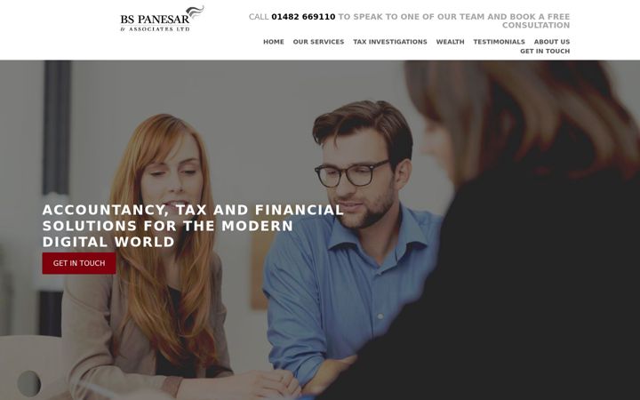Screenshot of bspanesar.com