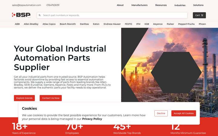 Screenshot του bspautomation.com