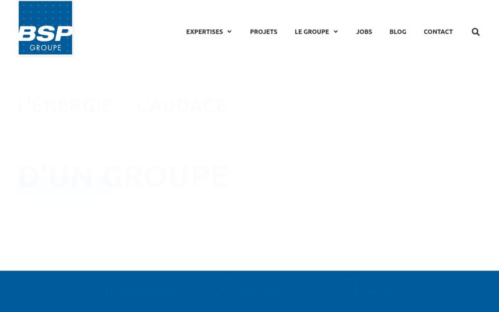 Zrzut ekranu bspgroupe.be
