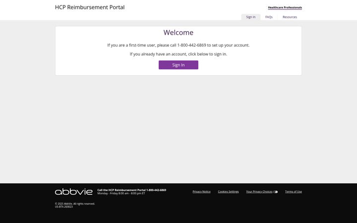 Screenshot of bsphcpportal.com