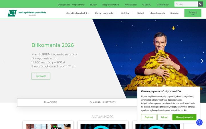 Screenshot του bspilzno.pl