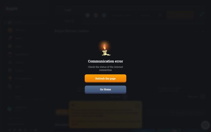 Screenshot of bspin.io