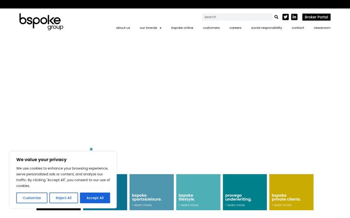Screenshot of bspokegroup.co.uk