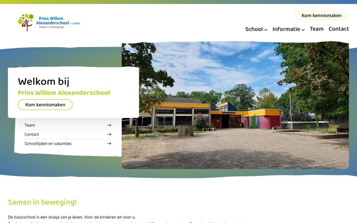 Screenshot of bsprinswillemalexander.nl