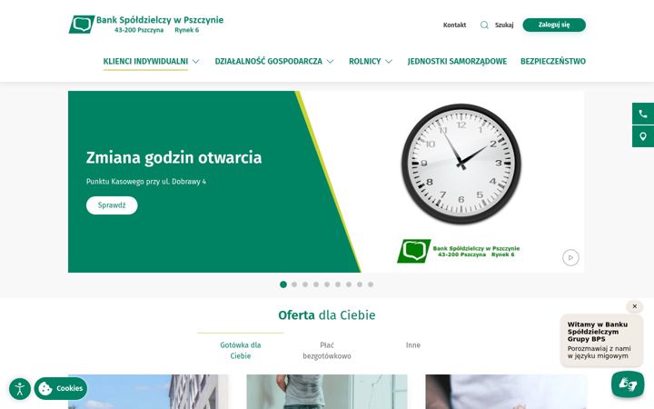 Screenshot του bspszczyna.pl