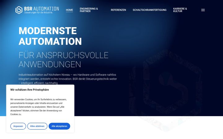 Screenshot of bsr-automation.ch
