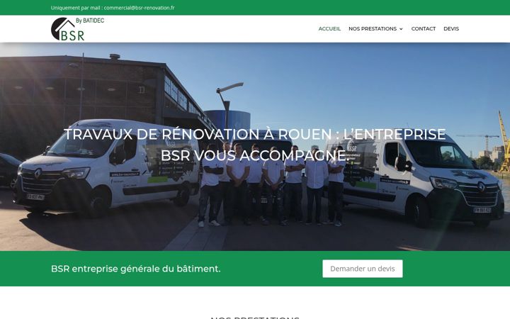 Screenshot του bsr-renovation.fr