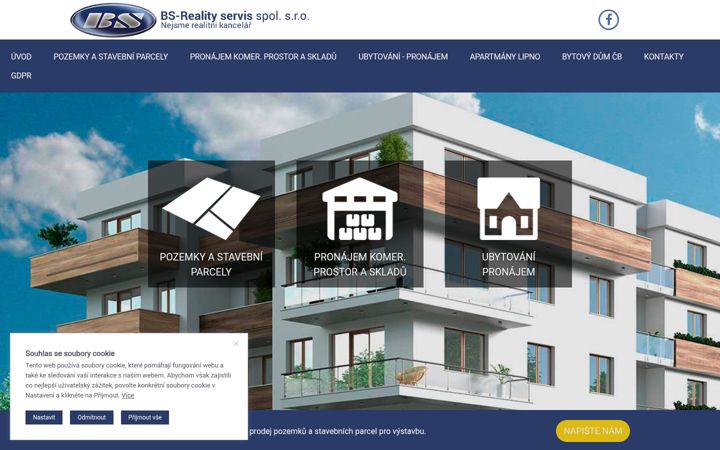 Screenshot of bsrealityservis.cz