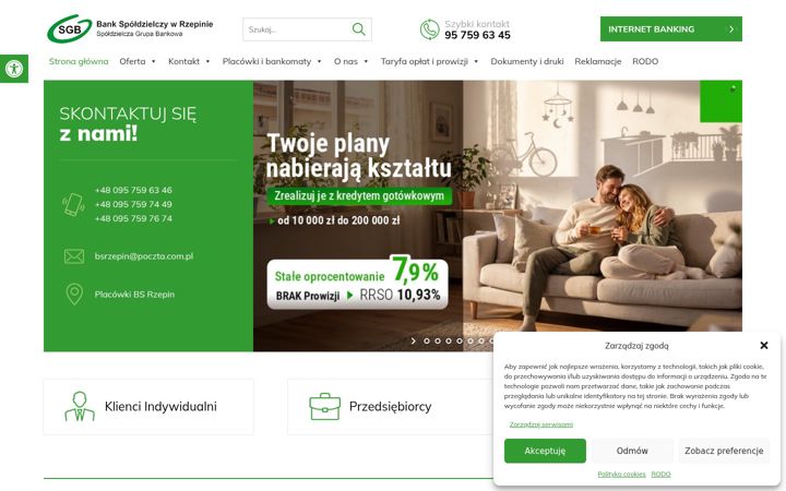 Screenshot of bsrzepin.pl