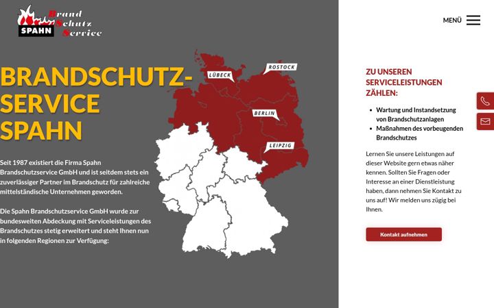 Screenshot of bss-spahn.de