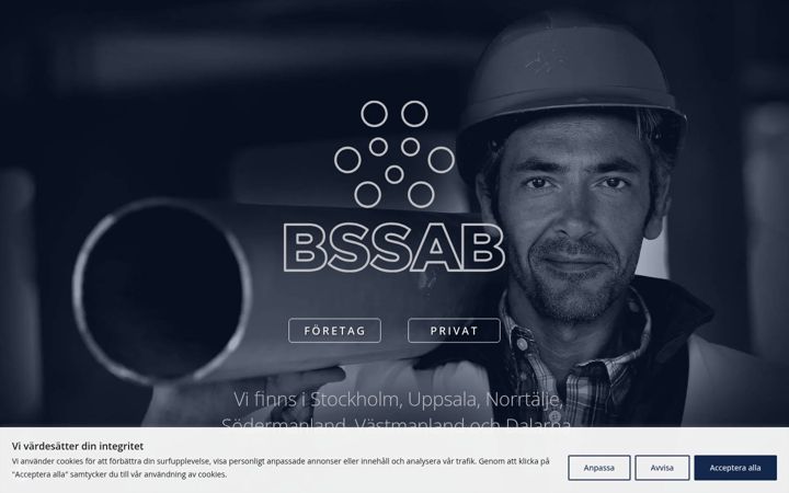 Screenshot of bssab.com