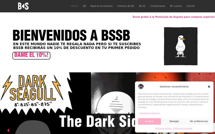 Screenshot of bssb.es