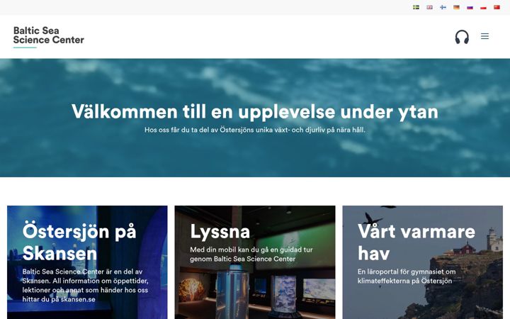 Screenshot of bssc.se