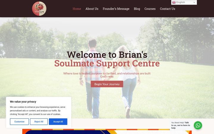 Screenshot of bsscentre.com