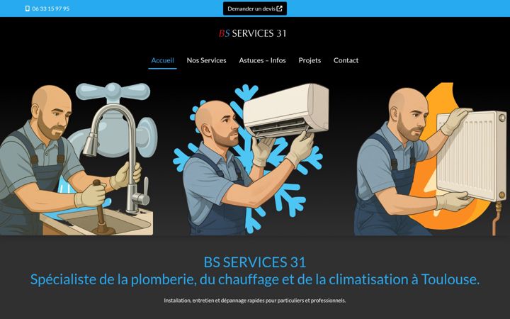 Screenshot του bsservices31.fr
