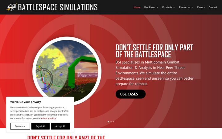 Screenshot of bssim.com