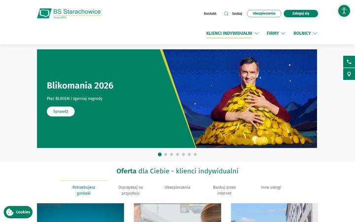 Screenshot of bsstarachowice.pl