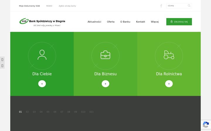 Screenshot of bsstegna.pl