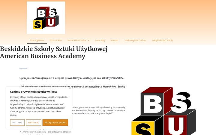 Captura de ecrã de bssu.edu.pl