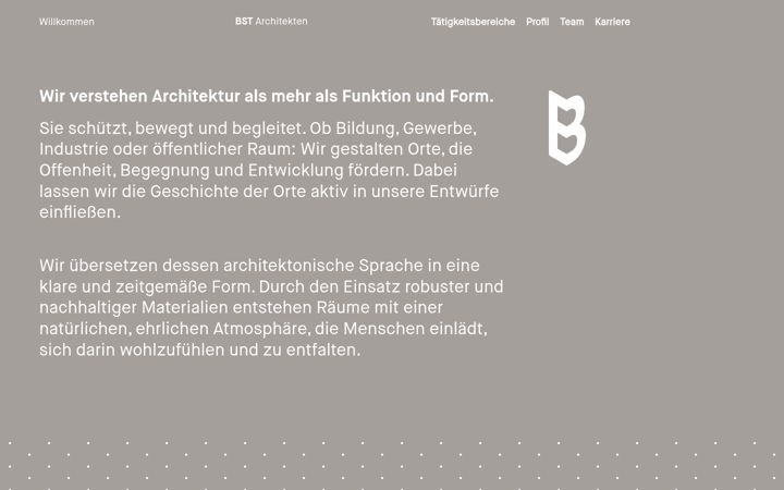 Screenshot of bstarchitekten.de