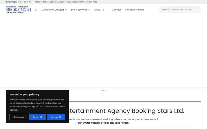 Screenshot of bstars.eu