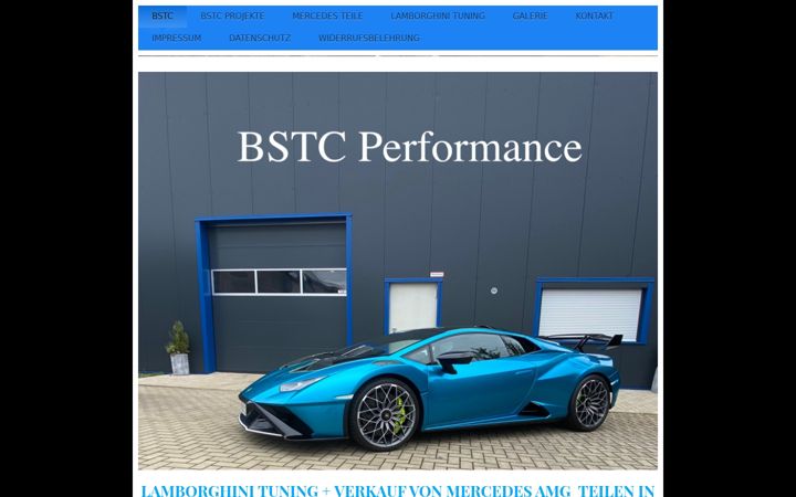Screenshot of bstc-performance.com
