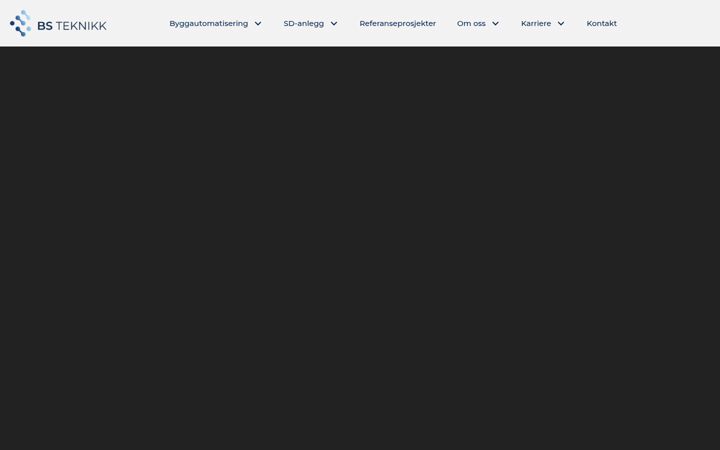 Screenshot of bsteknikk.no