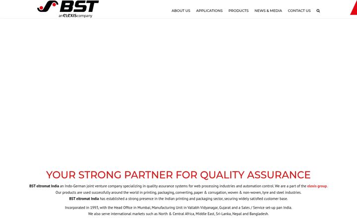 Screenshot of bsteltromat-india.in