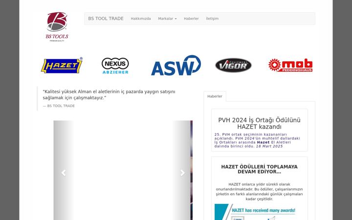 Screenshot of bstooltrade.com