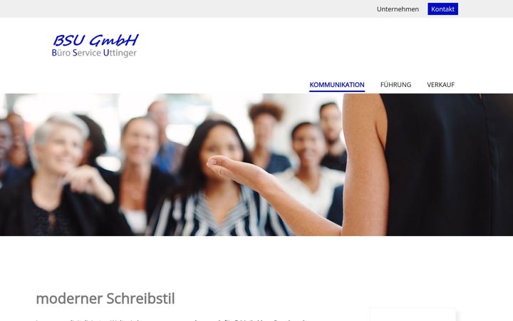 Screenshot of bsugmbh.ch