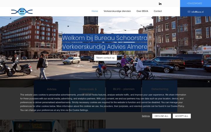 Screenshot of bsva.nl
